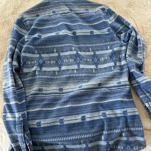 Faherty Aztec Pattern Button Down - Picture 5 of 6